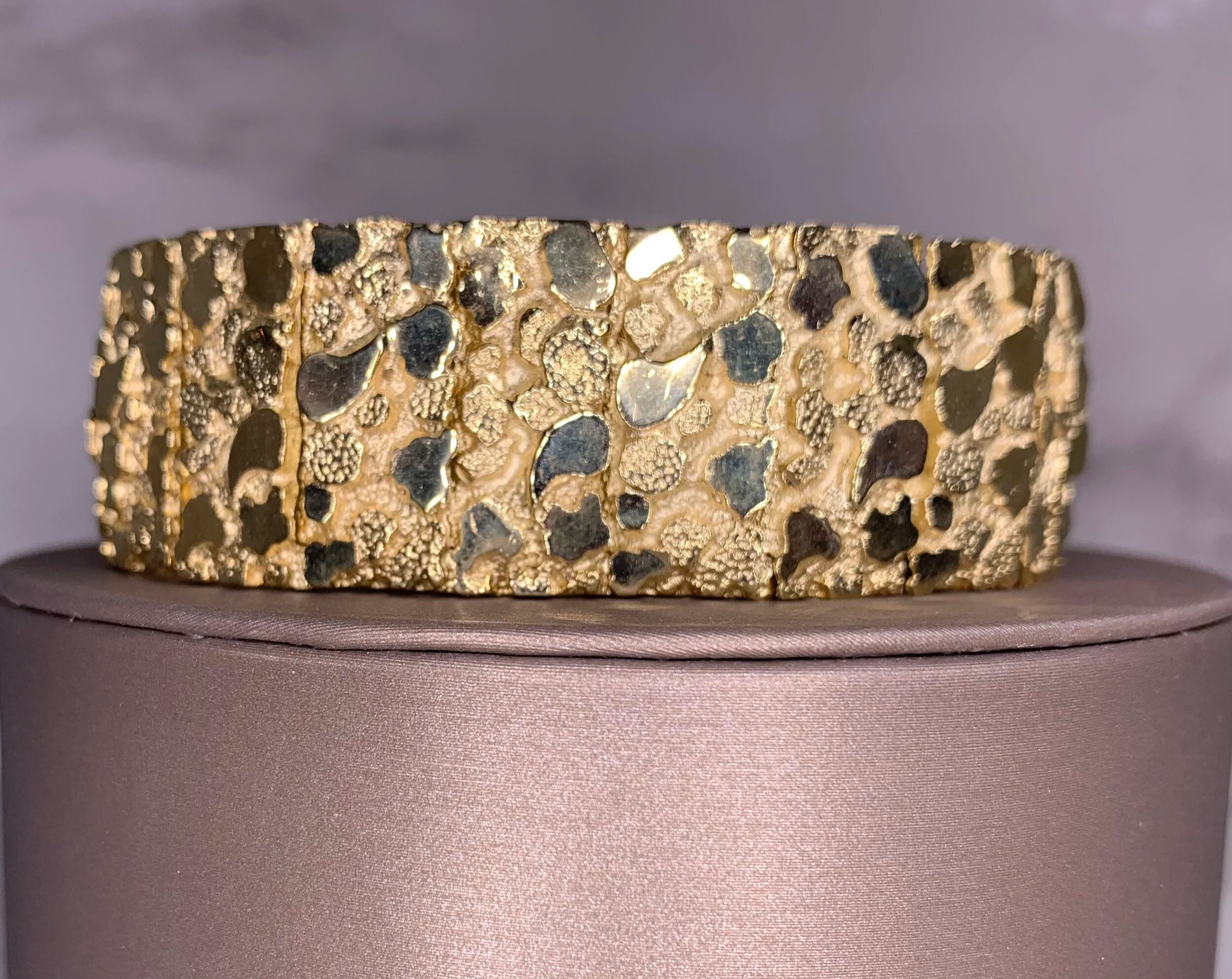 14K Yellow Gold Nugget Bracelet - 14K Yellow Gold | Greco Jewelers