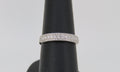 14K White Gold Diamond Multi Row Band