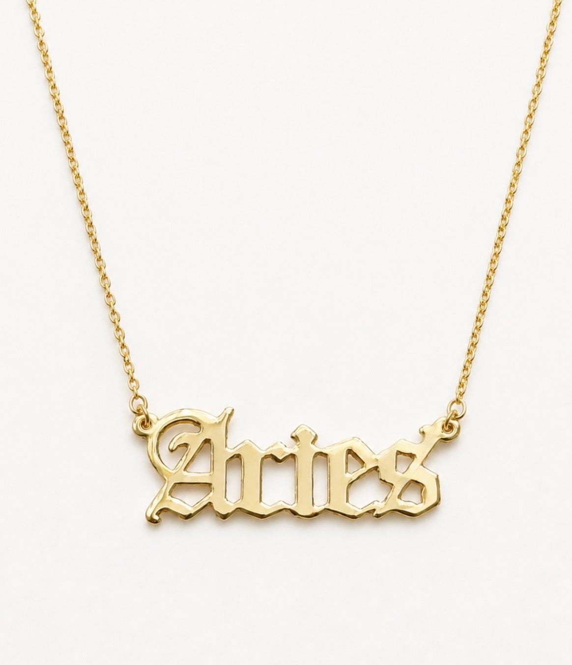 14K Gold Zodiac Necklace