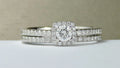 14K White Gold Diamond Ring and Band Set - 14K White Gold | Greco Jewelers