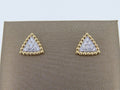 Triangle cluster earrings | Greco Jewelers
