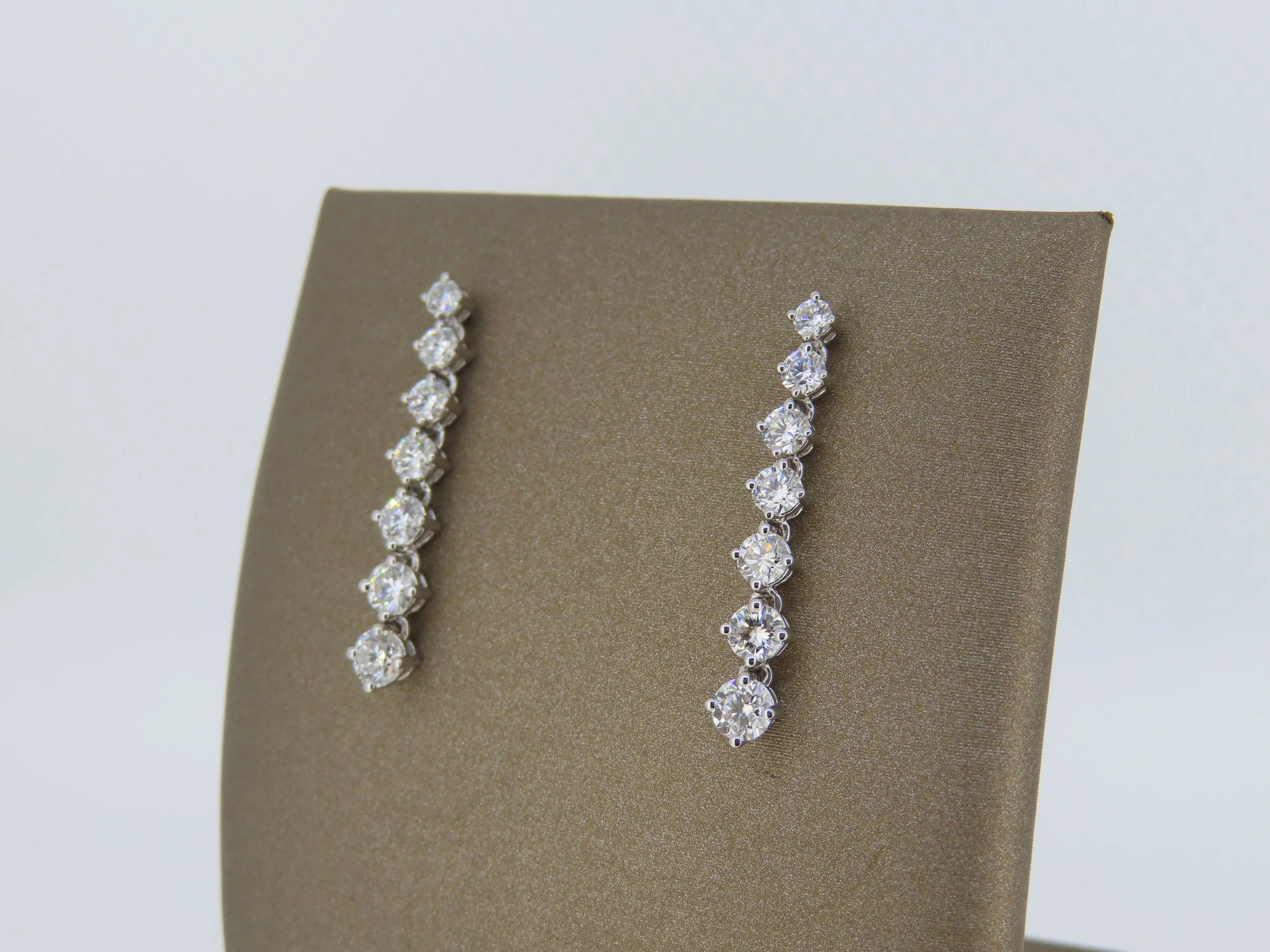 Dangle earrings | Greco Jewelers - alternate angle