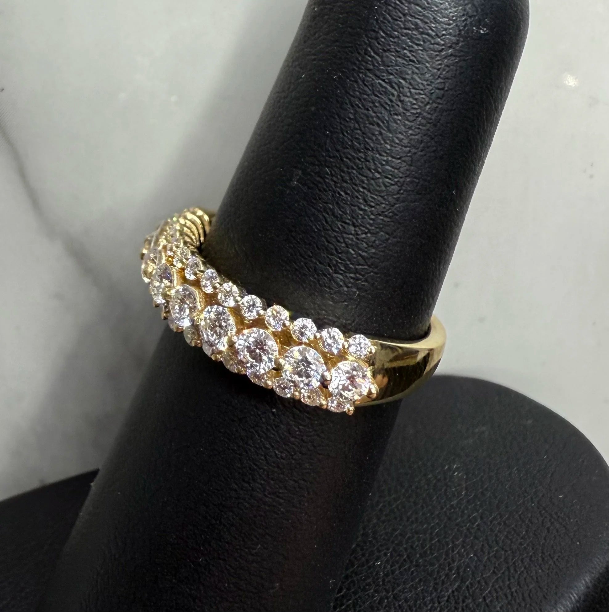 14K Yellow Gold Diamond Ring - 14K Yellow Gold | Greco Jewelers - alternate angle