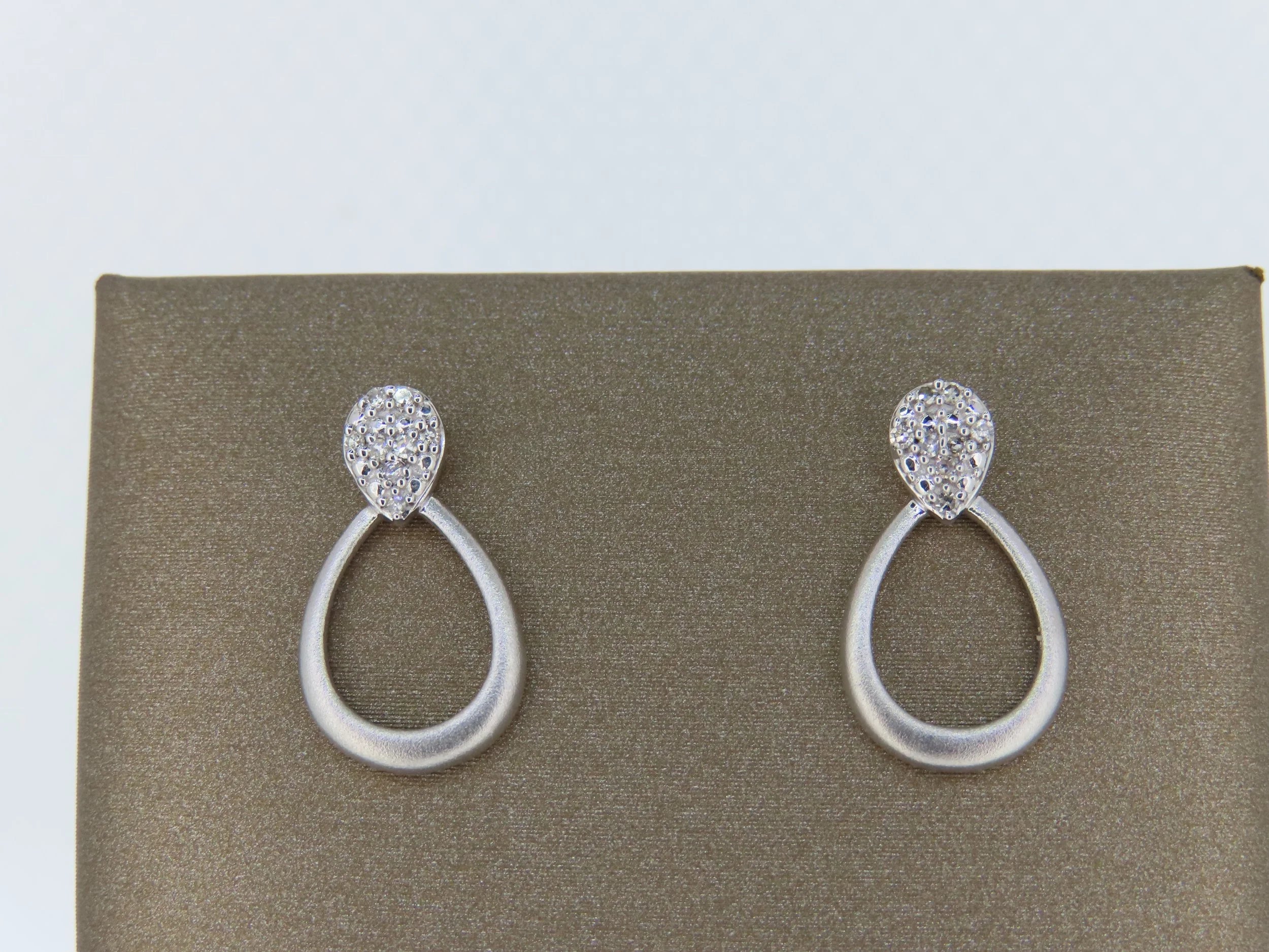 Sterling Silver Freeform Earrings - Sterling Silver | Greco Jewelers - alternate angle