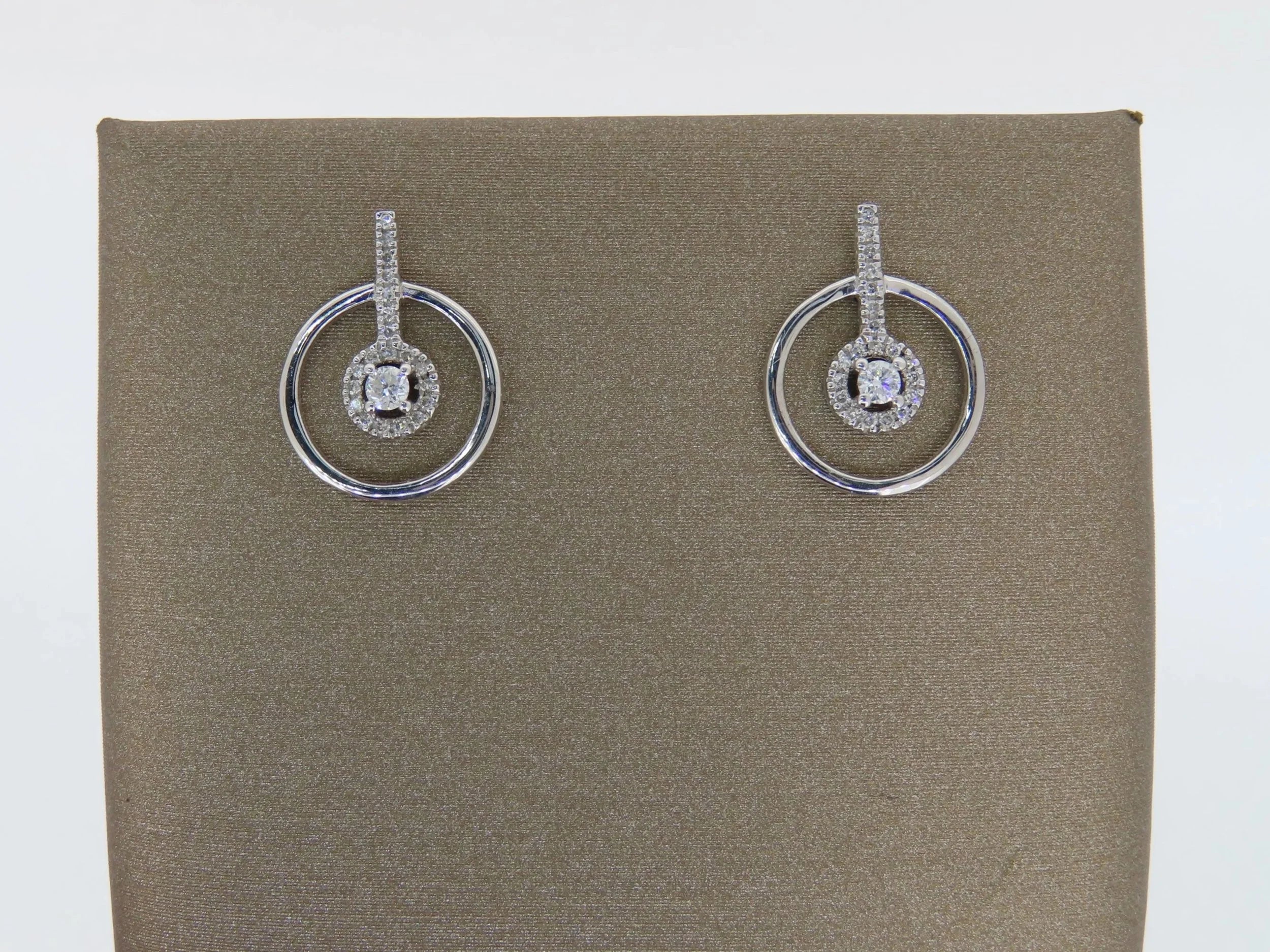 Round Diamond Post Earrings | Greco Jewelers