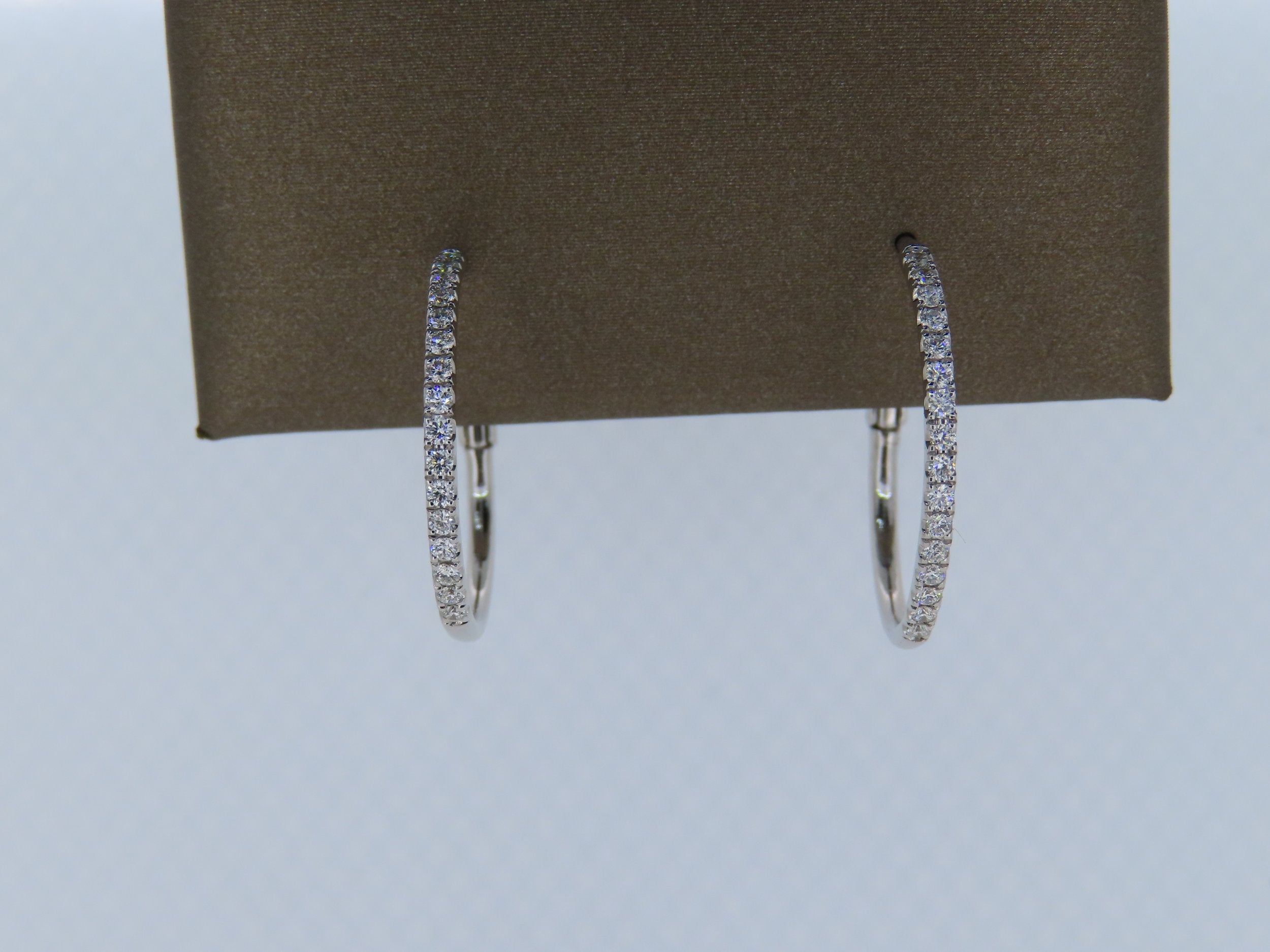 Diamond Hoop Earrings | Greco Jewelers