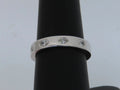 14K White Gold Bezel Set Diamond Band - 14K White Gold | Greco Jewelers