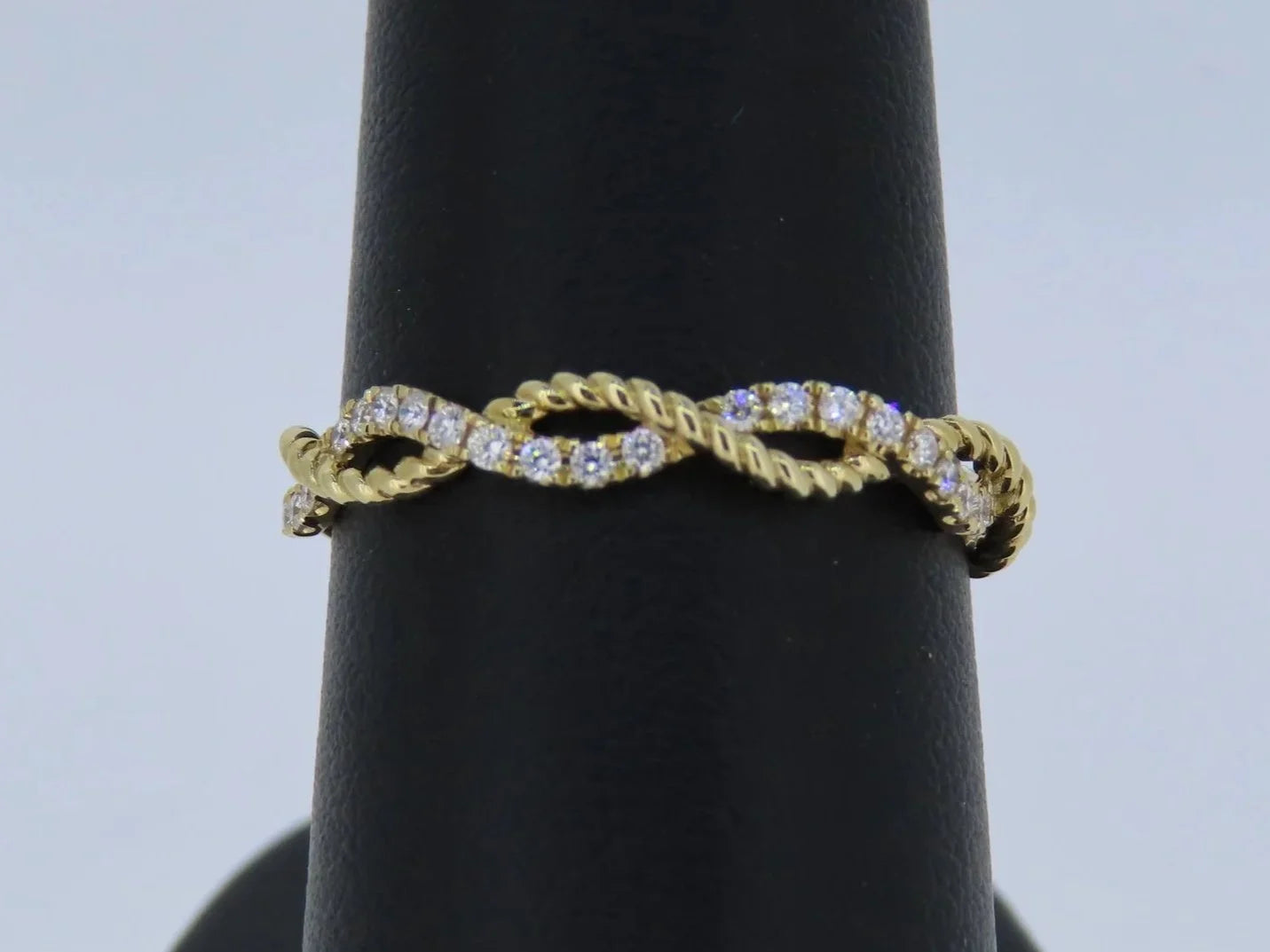 Braided Diamond Band | Greco Jewelers