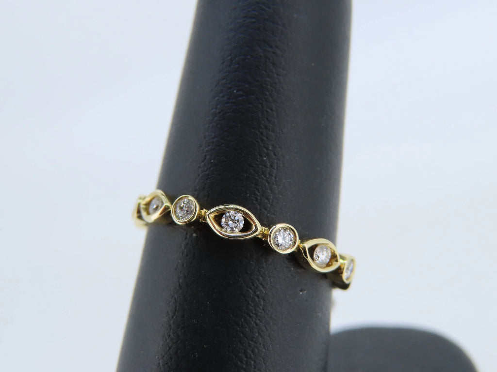 Decorative Diamond Band | Greco Jewelers - alternate angle