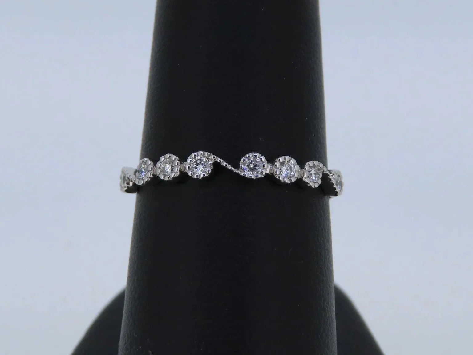 Bezel Set Diamond Ring | Greco Jewelers - detail view