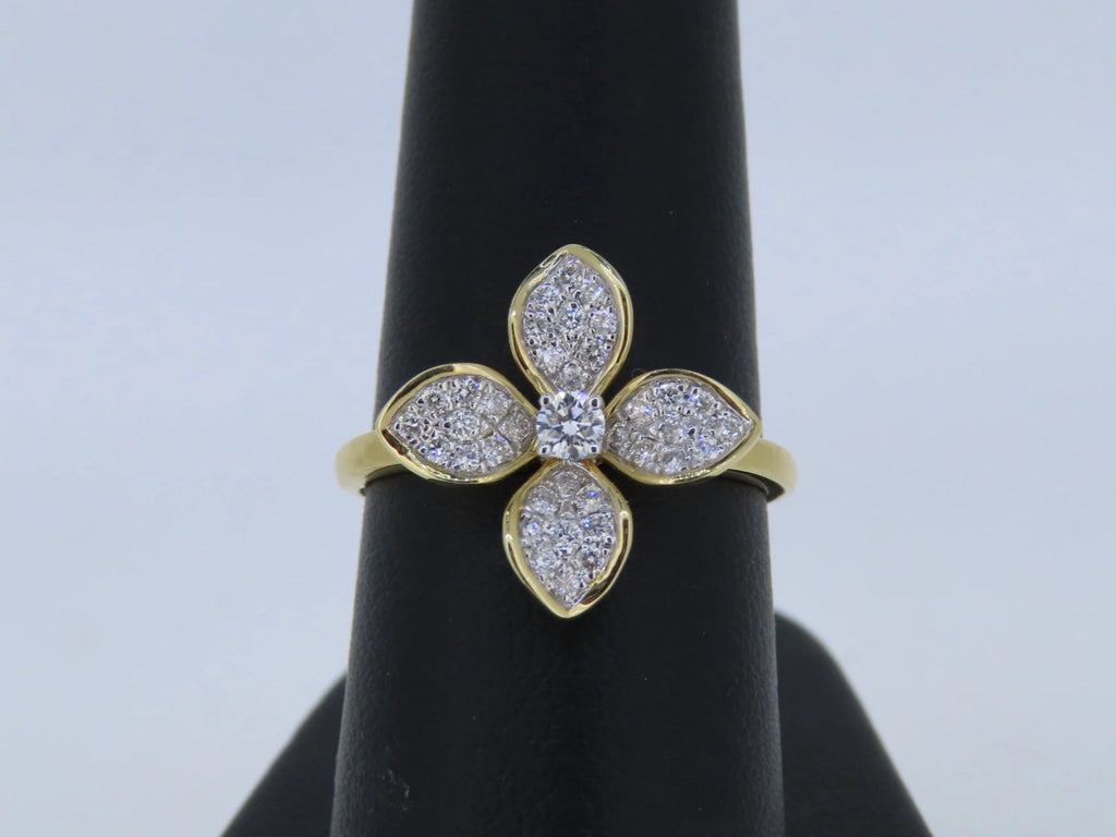 Diamond Flower Ring | Greco Jewelers