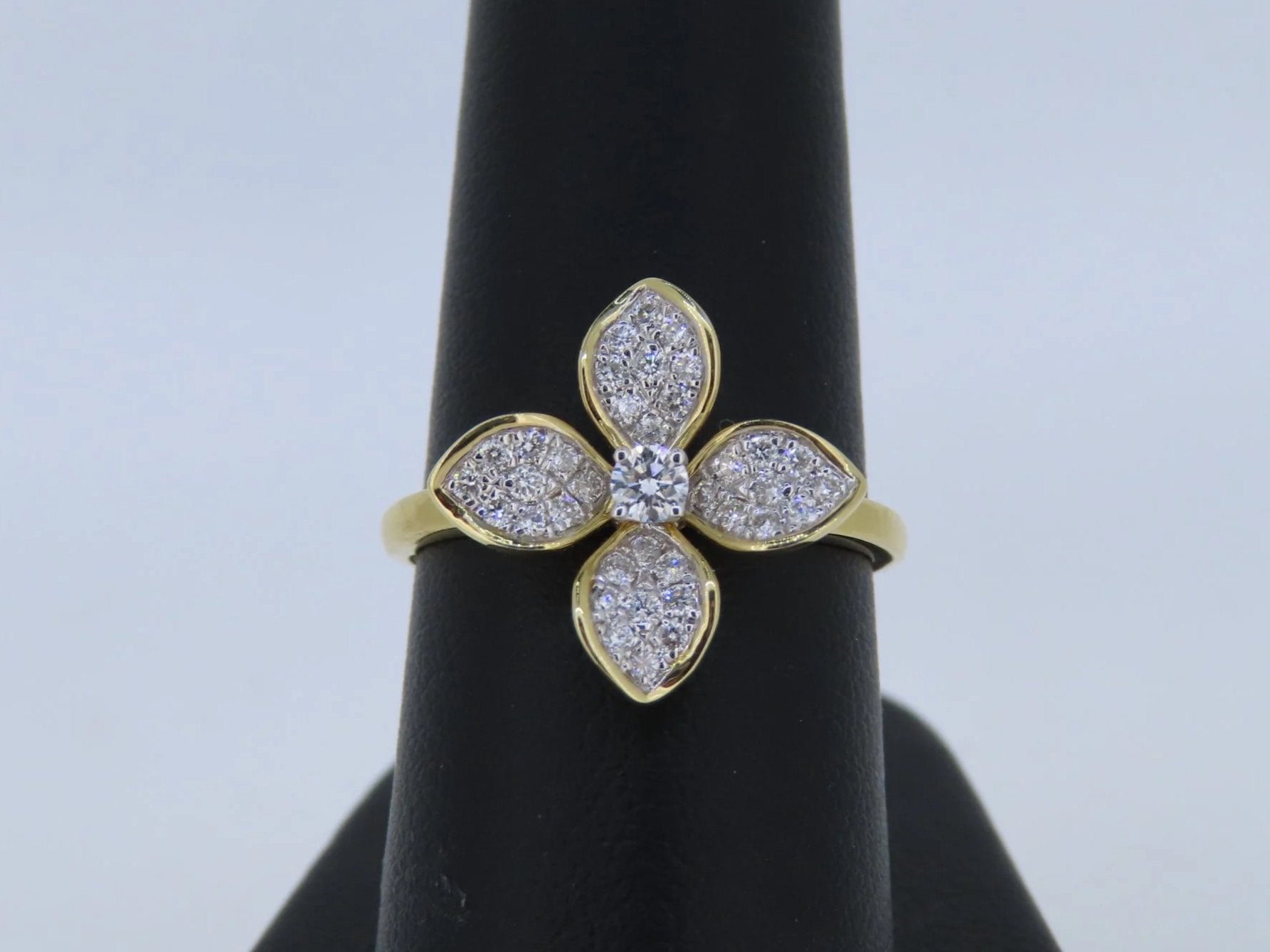 Diamond Flower Ring | Greco Jewelers