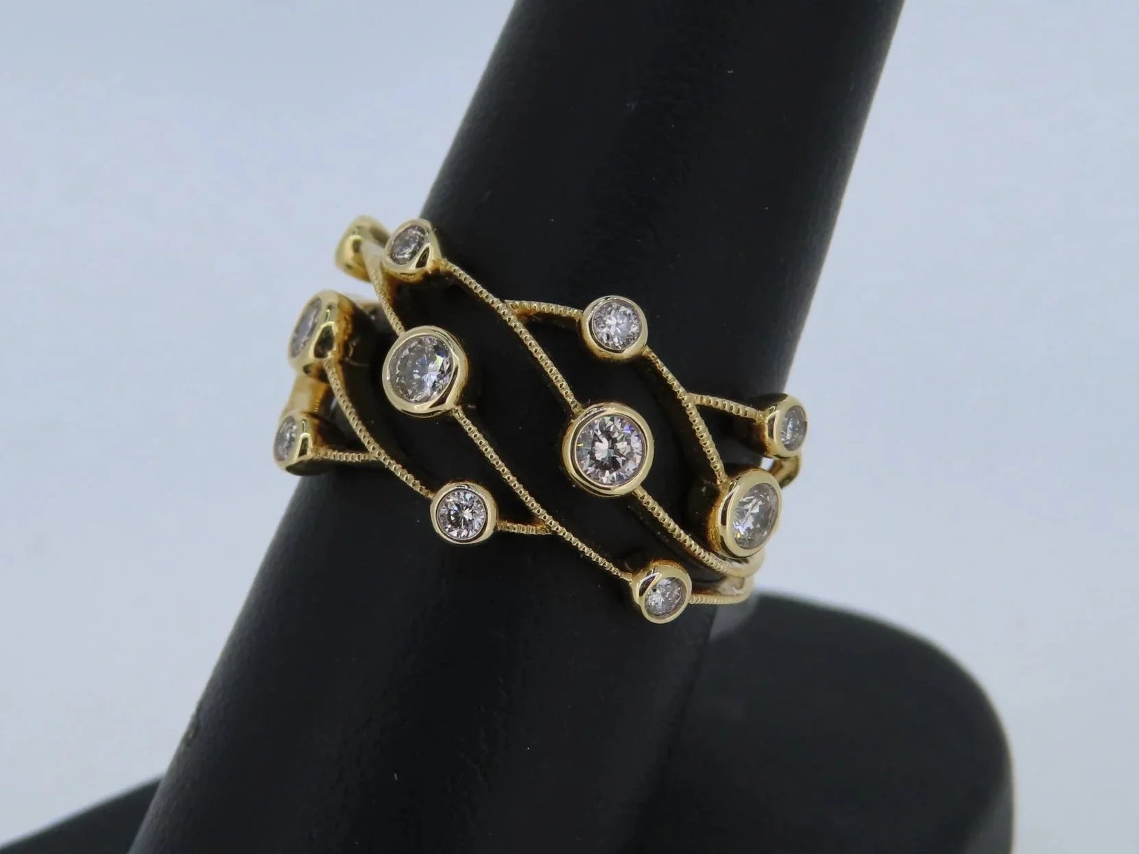 Decorative Diamond Ring | Greco Jewelers - alternate angle