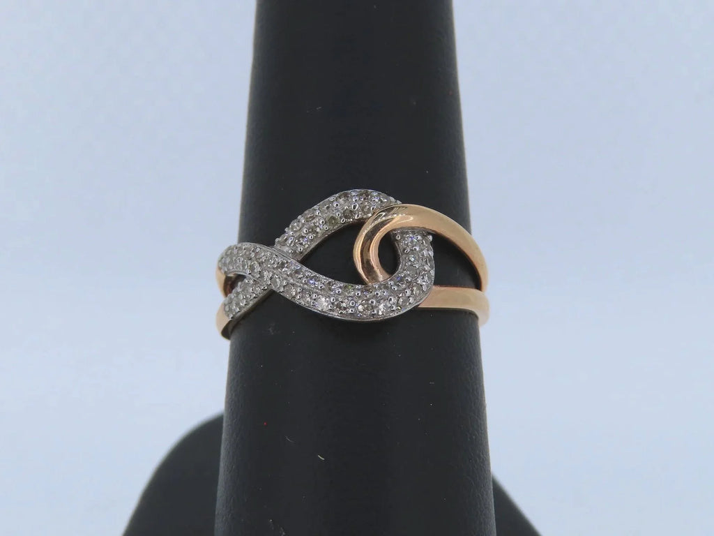Two-Toned Freeform Ring - Two-Toned Gold | Greco Jewelers