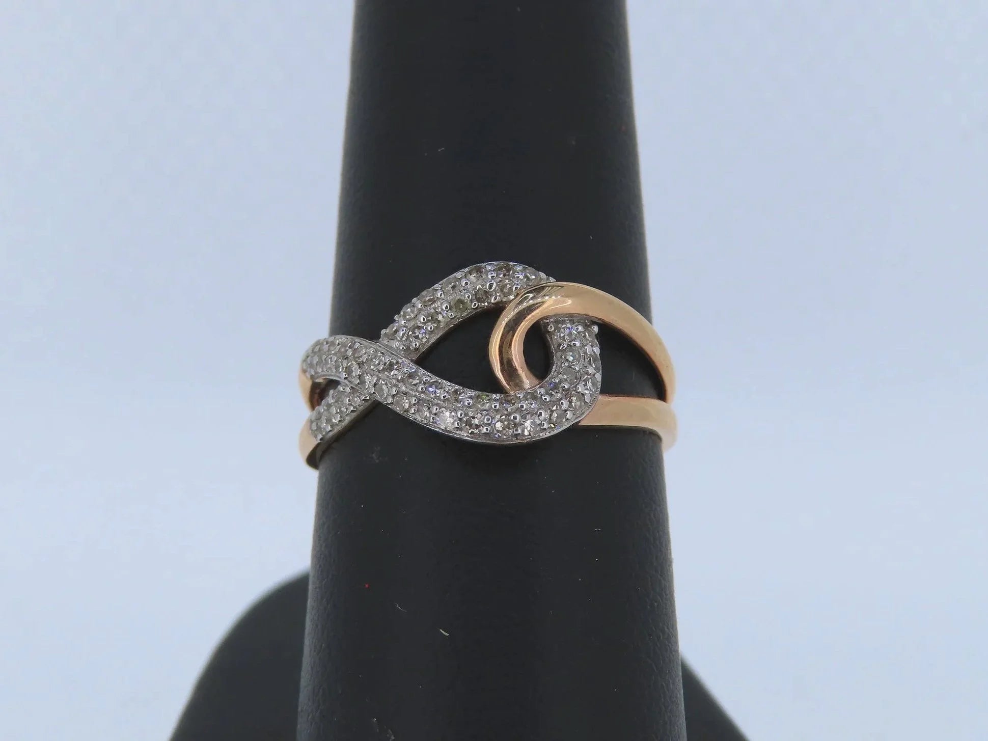 Two-Toned Freeform Ring - Two-Toned Gold | Greco Jewelers