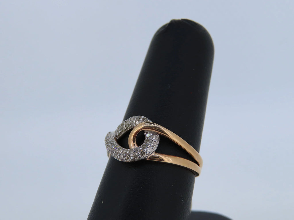Two-Toned Freeform Ring - Two-Toned Gold | Greco Jewelers - alternate angle