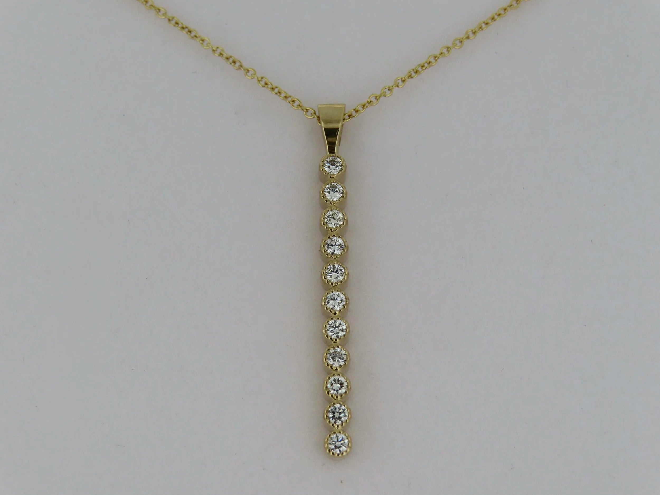Diamond Bar Necklace | Greco Jewelers