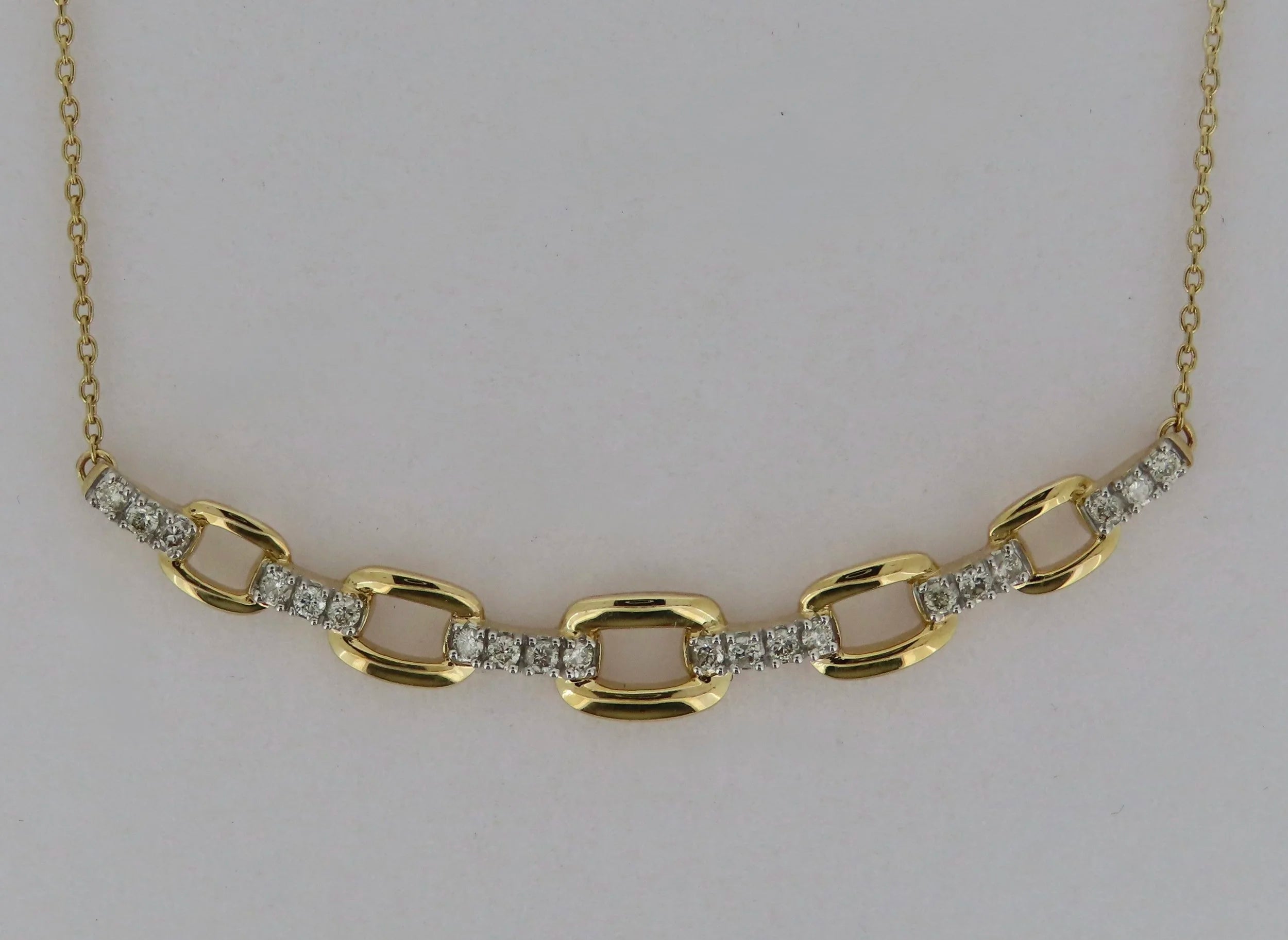 Diamond Link Necklace | Greco Jewelers