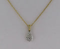 Pear Shaped Diamond Cluster Necklace | Greco Jewelers