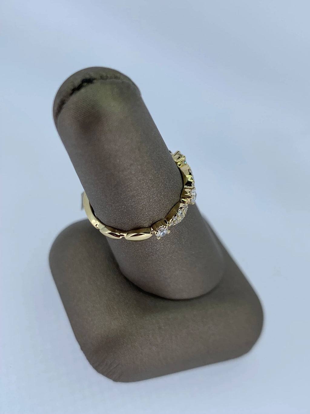 14K Yellow gold stackable band - 14K Yellow Gold | Greco Jewelers - close-up