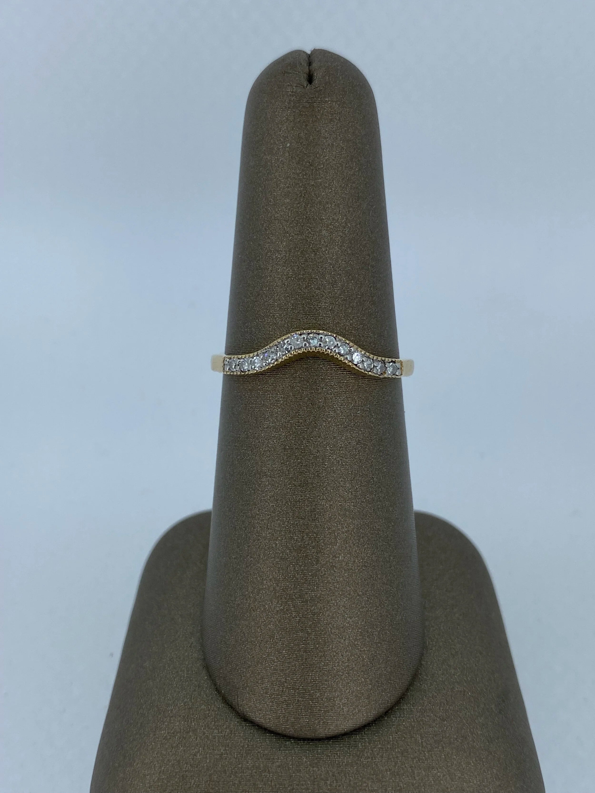 14K Yellow Gold Curved Band - 14K Yellow Gold | Greco Jewelers