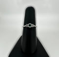 14K White Gold Circle Emerald Ring - 14K White Gold | Greco Jewelers
