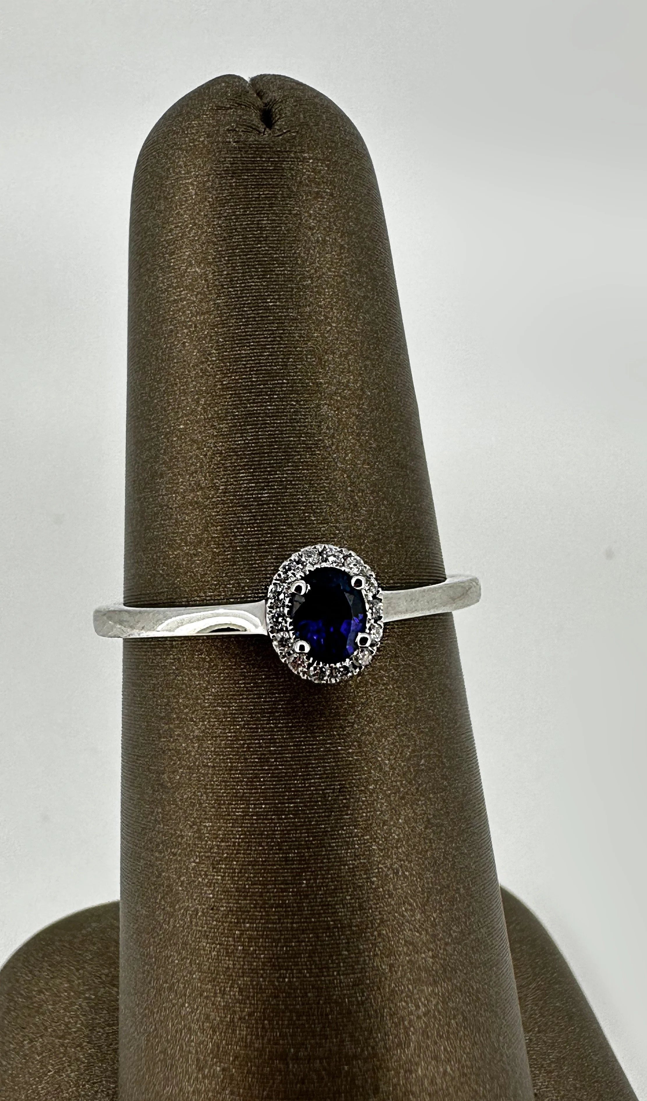 14K White Gold Sapphire Ring - 14K White Gold | Greco Jewelers